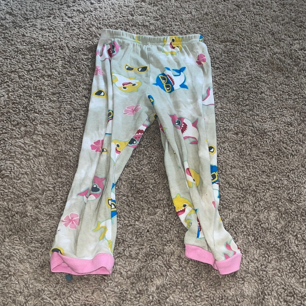 Baby shark pajama bottoms